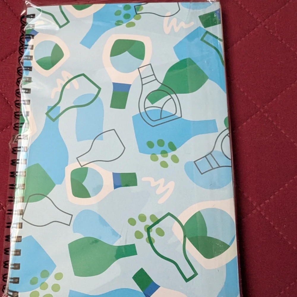 Colorful Abstract Spiral Notebook - Picture 1 of 4